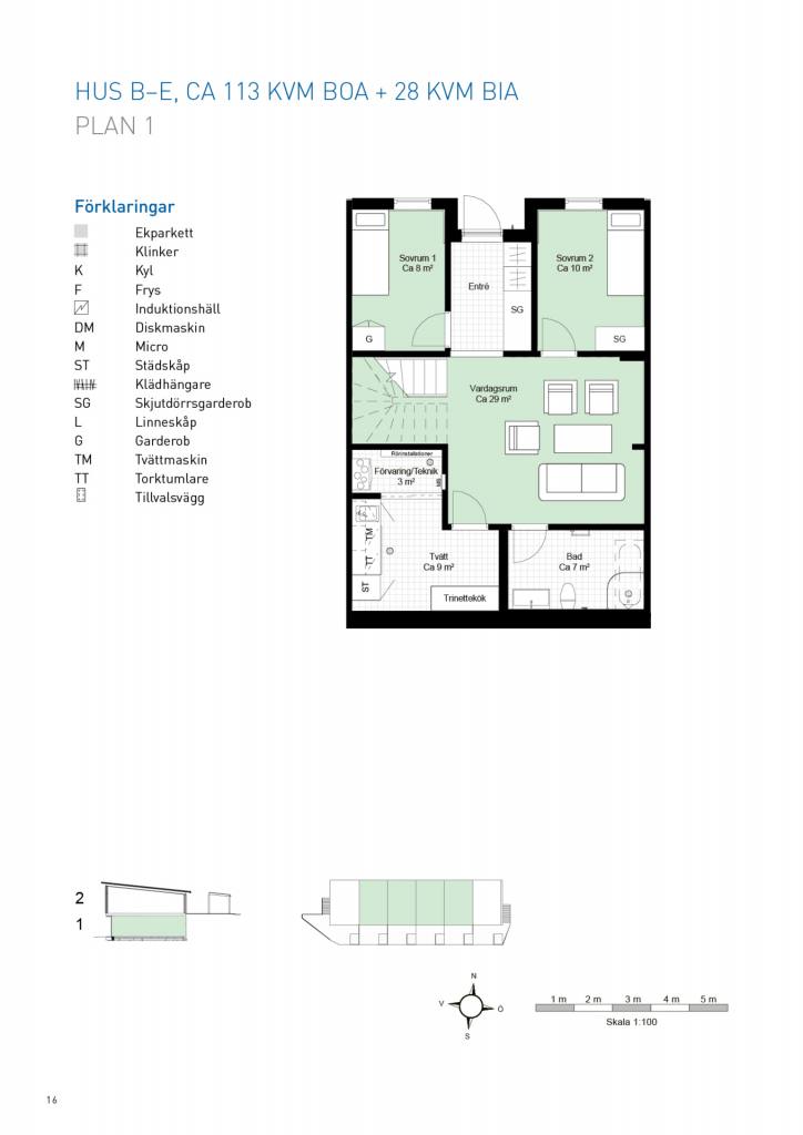 Hus BÔÇôE Plan 1