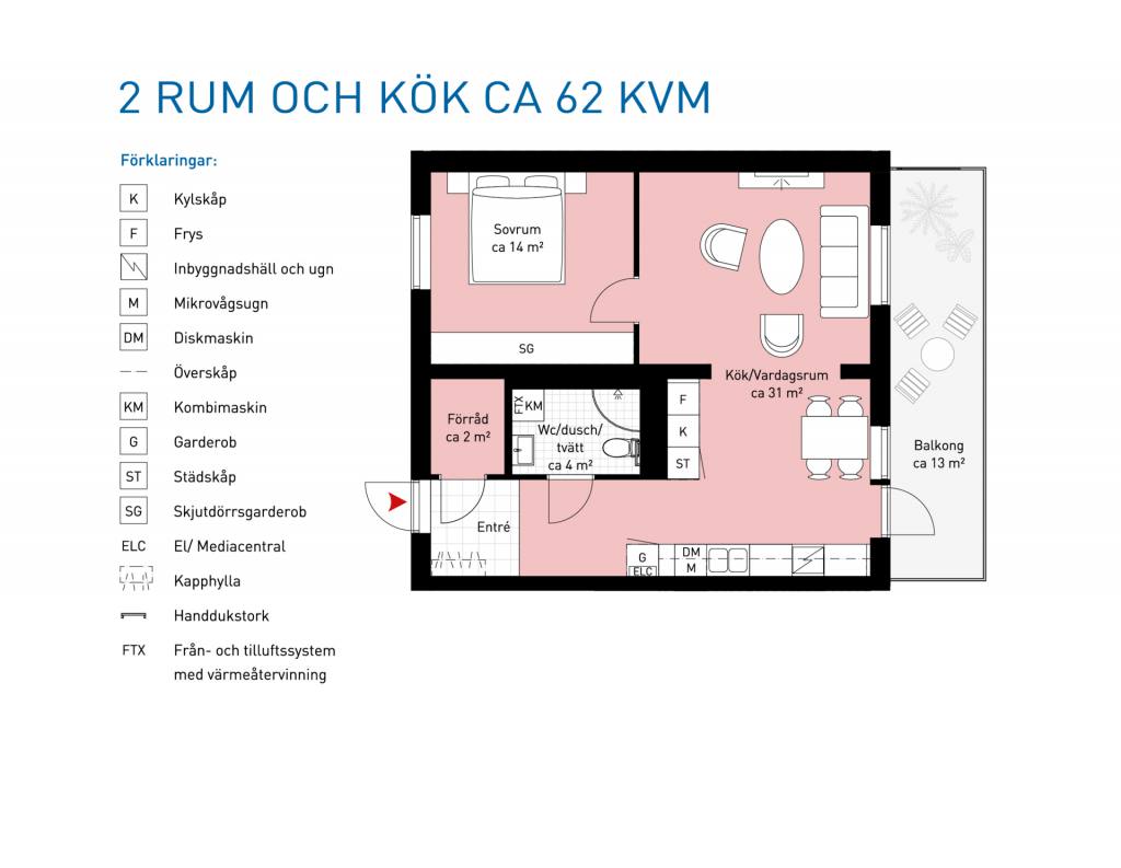 Brf Smorblomman 1_2ROK62KVM 1 1001 2-1001 4-1001 1-1101 2-1101 4-1101 6-1103