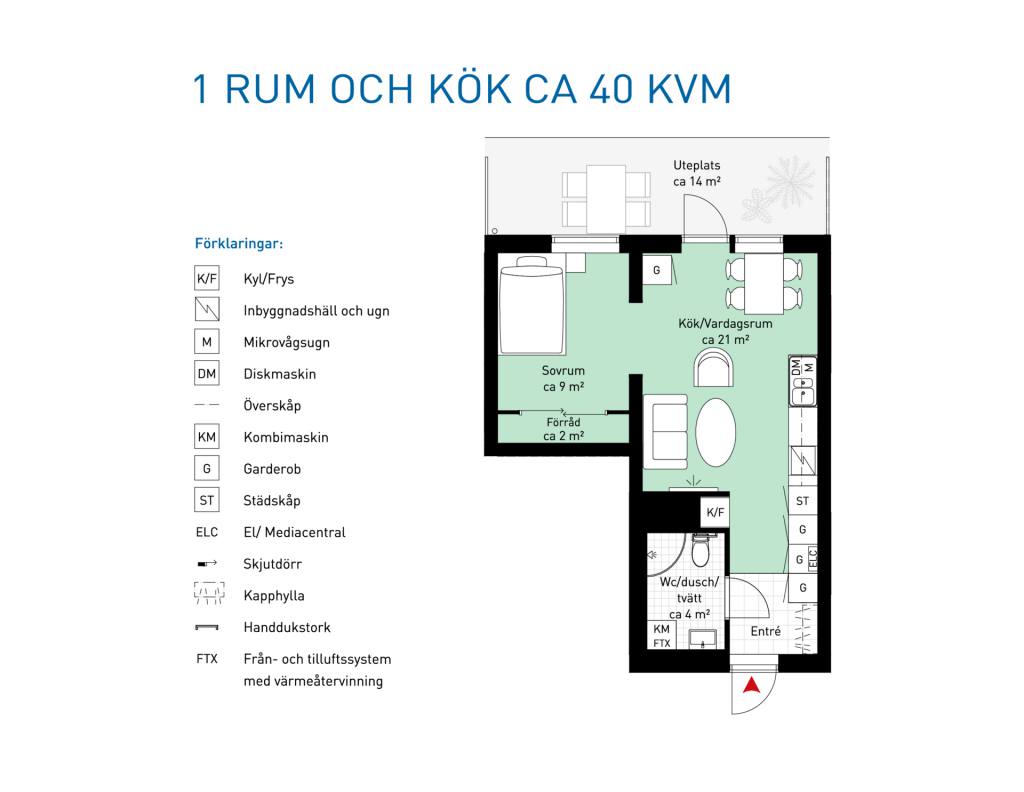 Brf Smorblomman 8_1ROK40KVM 6 1002